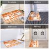 Abipuir Outdoor Mats for Home Entrance No Trespassing My Dog is an Assholes Rug Outside Fall Decor Retro Decor (Size : 65X90CM) view 4