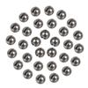 MUUNN 100pcs Tungsten Slotted Beads for Fly Tying, Sink Deeper and Faster 12 Colors/13 Sizes Slotted Tungsten Beads Fly Tying Beads Head Fly Tying Materials(Plain,6.4mm) view 1