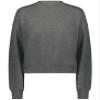 Augusta Sportswear Ladies Slouchy Crew Carbon Heather M view 2