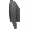 Augusta Sportswear Ladies Slouchy Crew Carbon Heather M view 4