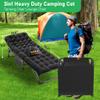 ABORON Patio Lounge Chair, Folding Guest Bed Cot for Adults, 500LB Heavy-Duty Capacity, Portable Extra Bed with Comfort Mat, Quick Fold Design for Indoor Guest Stays & Temporary Use view 4