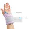 Wrist Weights with Thumb Loops Lock for Women Men 2LBS Pair (1 LB Each Weight) Arm Weight Weights Weighted Gloves for Walking Running Strength Cardio Exercises, Purple view 4