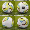 ABAJI Soccer Ball Size 3 4 5 Kids Toddlers Toy Gift Colorful Pattern Practice Training Boys Girls Come with Inflator view 4