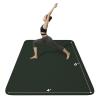 FrenzyBird 6x4 Large Yoga Mat  Extra Thick Exercise Mat with 2 Bundling Ribbons Eco Friendly TPE Fitness for Women & Men, Yoga, Pilates, Gym and Floor WorkoutsGreen view 1
