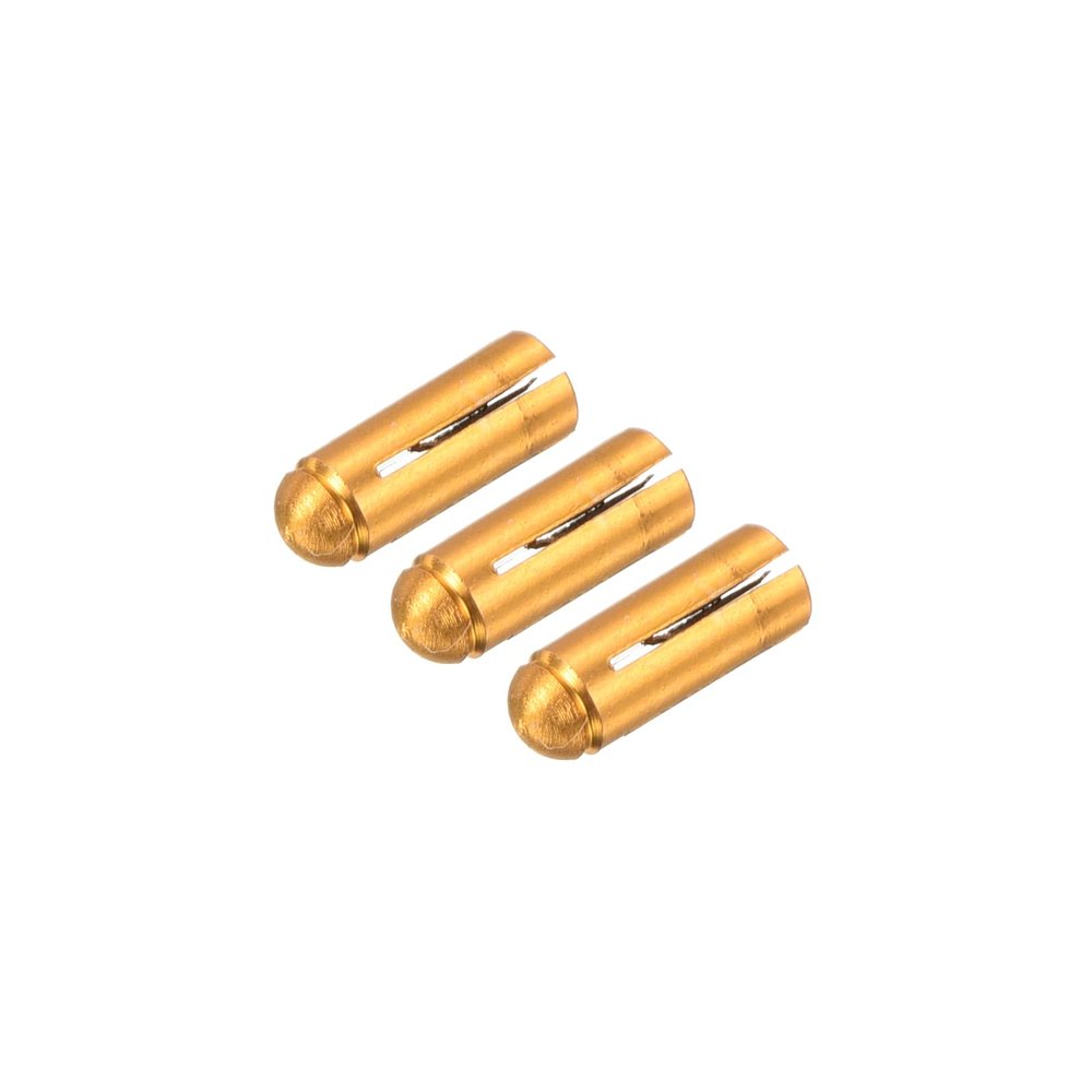 PATIKIL Dart Flight Protectors, Aluminum Alloy Dart Accessories Wing Savers for Steel & Plastic Flights - 3 Pack (Gold Tone)