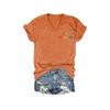 MOGUI The Person in Front of You Shirt The World is A Better Place with You Tshirt Be Kind to The Person Behind Me Sweater You are Amazing Beautiful and Enough Sweater V-Neck Tee Tshirts Orange view 2