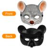 PRETYZOOM 3pcs Rat Mask Animal Cosplay Face Cover Halloween Party Supply Mask view 3