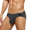 SUMABA Men's Jock Strap Butt-Flaunting Jockstrap Sexy Thong Athletic Gym Supporters Underwear for Male Green Smooth Low Rise Sports Underwear Pack M view 3