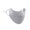 OH! ANY TIME ANY WEAR Anti-UV Face Cover UPF 50+ Protective Breathable Open Washable Reusable Sun Protection Facemask Light Grey view 2