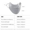 OH! ANY TIME ANY WEAR Anti-UV Face Cover UPF 50+ Protective Breathable Open Washable Reusable Sun Protection Facemask Light Grey view 3