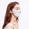 OH! ANY TIME ANY WEAR Anti-UV Face Cover UPF 50+ Protective Breathable Open Washable Reusable Sun Protection Facemask Light Grey view 4