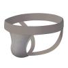 JIAHG Mens Sissy Cotton G-String Underwear Low Waist Bikini Briefs Nightwear Thong T-Back Pouch Panties Grey view 1