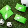 Patelai 4 Pcs Soccer Cleat Lace Cover Sports Shoe Band Protector Soccer Shoe Cleat Bands Youth Adult (Kids,Green) view 4