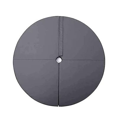 Dxcaicc Pole Dance Mat Round Folding Portable Pole Dance Crash Mat for Beginner Fitness Gymnastic Stripper Pole Safety Padding,Black,Thickness 3cm