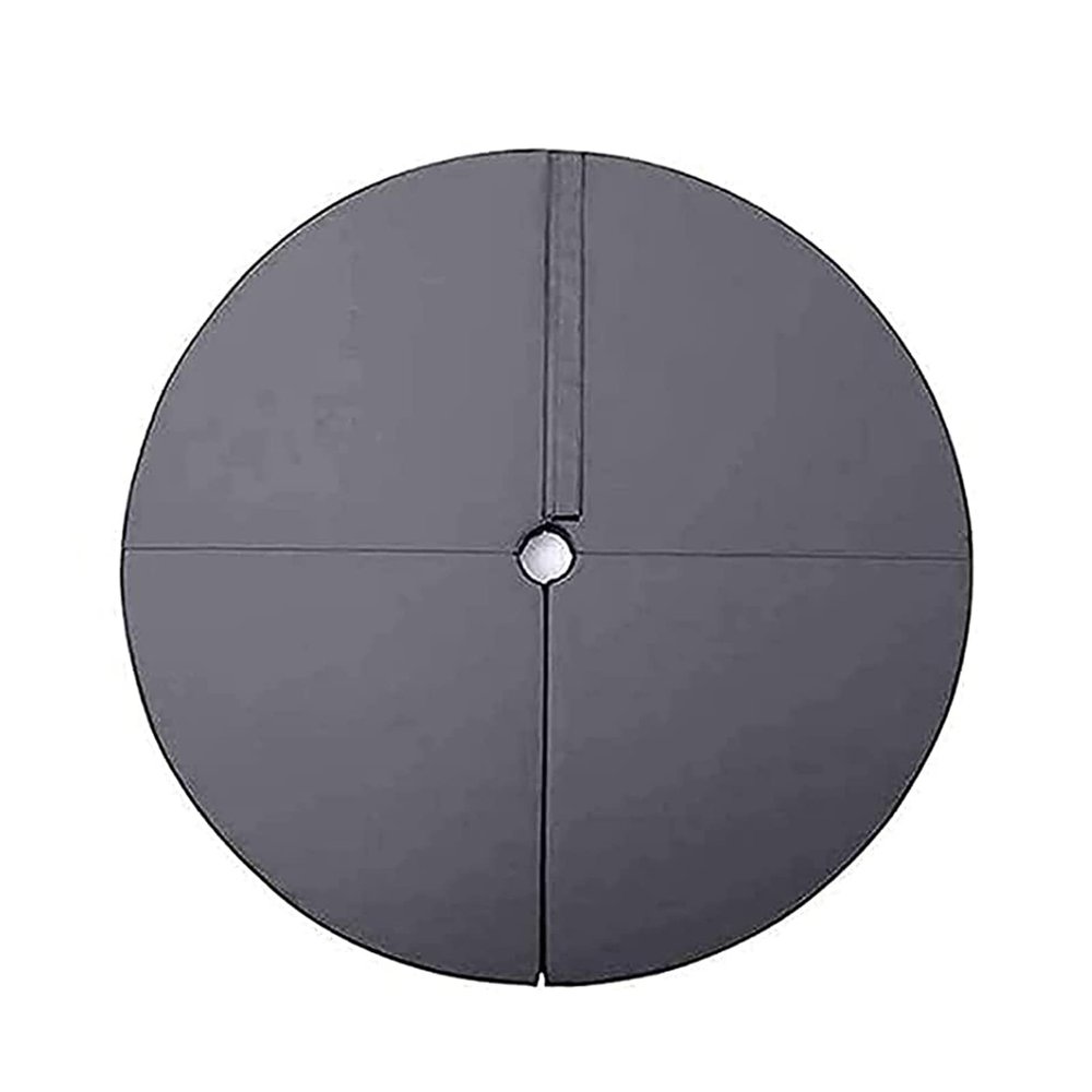Dxcaicc Pole Dance Mat Round Folding Portable Pole Dance Crash Mat for Beginner Fitness Gymnastic Stripper Pole Safety Padding,Black,Thickness 3cm