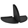 Dxcaicc Pole Dance Mat Round Folding Portable Pole Dance Crash Mat for Beginner Fitness Gymnastic Stripper Pole Safety Padding,Black,Thickness 3cm view 4