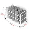 ZAQYCM Extra Large Yoga Mat Storage Rack Cart with Wheels, Holds Over 15 Workout Mats - Commercial 5 Sectional Exercise Mats Holder/Foam Rollers Basket/Wrapping Paper Carrier (Color : Gold) view 3