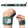 CROWN Anime Wrist Wraps Lifting Straps 24" for Men and Women - 1 Pair Each, Gym Accessories Support Weightlifting, Powerlifting, Strength Training, and Improve Workout, Green T view 1