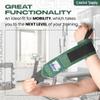 CROWN Anime Wrist Wraps Lifting Straps 24" for Men and Women - 1 Pair Each, Gym Accessories Support Weightlifting, Powerlifting, Strength Training, and Improve Workout, Green T view 4
