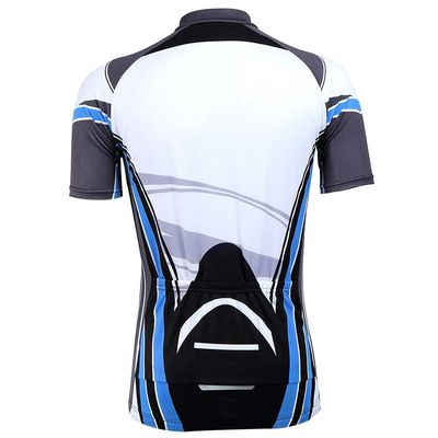 NDNCZDHC Spring and Summer Sweat Absorbing Cycling Clothing, Shorts and Short Sleeved Suits, Men's Summer Cycling Equipment, Blue(S)