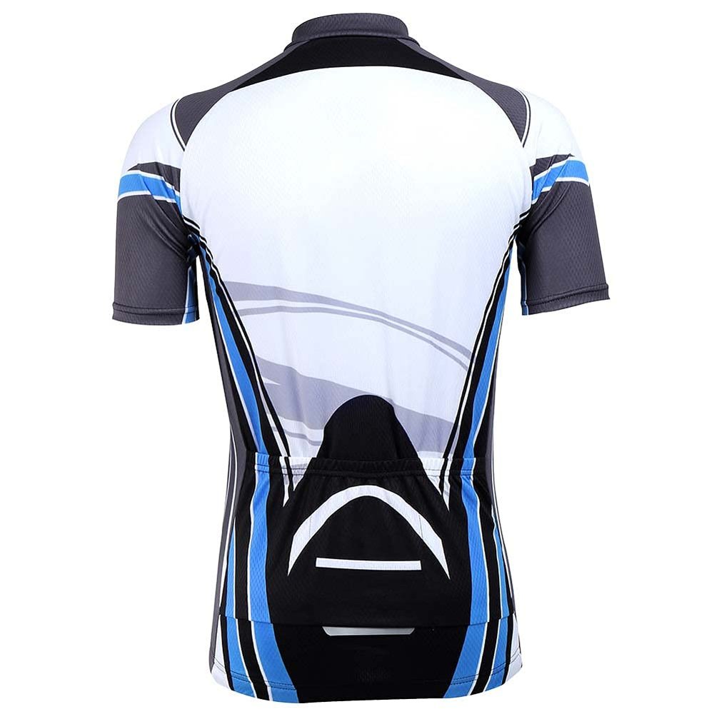 NDNCZDHC Spring and Summer Sweat Absorbing Cycling Clothing, Shorts and Short Sleeved Suits, Men's Summer Cycling Equipment, Blue(S)