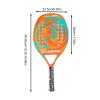 Beaches Tennis Racket - Carbon Paddleball Racquet, EVA Foam Beaches Tennis Paddle with Bag view 2