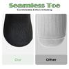 Kids Toddler Youth Cotton Soccer Socks Soft Tube Socks Long Sport Stockings for Boys Girls 2 Pair Black 3-6 Years view 3
