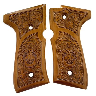 Salvatore Walnut Handle Grip for Beretta RETAY MOD 92 - Pistol Wood Accessory