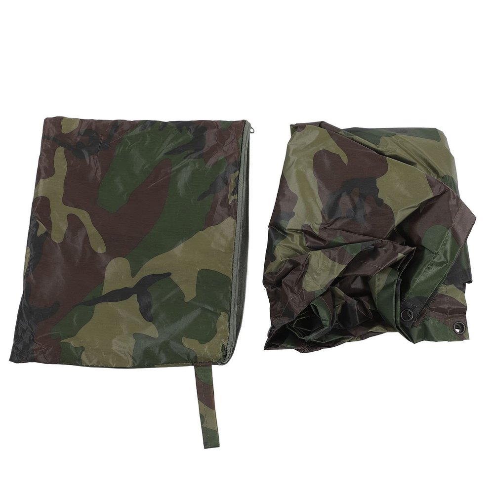 Yuecoom Camouflage Rain Poncho, Waterproof Army Hooded Ripstop Hunting Camping Hiking Military Rain Poncho