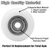 4pcs Roller Wheel Parts Replacement for Total Gym Wheels/Rollers, Fit for Gym Models 2000, 3000, Some 3000 XL and a Few Very Early XL, Upgraded Rollers Kit Set view 4