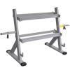 WIGING Dumbbell Rack, Dumbbell Set with Rack Stand, Easy to Install Metal Storage Shelves for Home Gym, Loadable Weight: 500kg (Color : Silver) view 1