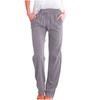 RKSTN Cargo Pants Women High Waisted Wide Leg Pants for Women Casual Drawstring Elastic Trousers with Pockets Cotton Linen Long Straight Pants 2024 view 1
