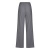 RKSTN Pants for Women High Waisted Wide Leg Pants for Women Casual Drawstring Elastic Trousers with Pockets Cotton Linen Long Straight Pants 2024 view 4
