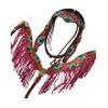 Western Horse Headstall Bridle Breast Collar Tack Set with Fringes Leather Floral Tooled Handmade Full Cob Pony Breastplate ME-HBC-022C (Cob) view 1