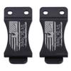 HolsterSmith KYDEX Belt Clip for Holsters & Sheaths  (FOMI Design - w/USA Flag - We The People/AR) - (Fits 1.75in Belts) - (Inside-The-Waistband/IWB) - (USA Made) - (2 Pack) view 1