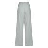 RKSTN Cargo Pants Women High Waisted Wide Leg Pants for Women Casual Drawstring Elastic Trousers with Pockets Cotton Linen Long Straight Pants 2024 view 4
