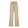 RKSTN Womens Cargo Pants High Waisted Wide Leg Pants for Women Casual Drawstring Elastic Trousers with Pockets Cotton Linen Long Straight Pants 2024 view 3
