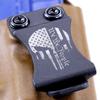 KYDEX Belt Clip for Holsters & Sheaths  (w/Punisher Skull - We The People) - (Fits 1.50in Belts) - (Inside-The-Waistband/IWB) - (USA Made) - (2 Pack) view 4