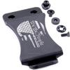 KYDEX Belt Clip for Holsters & Sheaths  (w/Punisher Skull - We The People) - (Fits 1.75in Belts) - (Inside-The-Waistband/IWB) - (USA Made) - (w/Mounting Hardware) - (2 Pack) view 2
