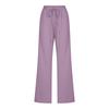 RKSTN Sweatpants Women High Waisted Wide Leg Pants for Women Casual Drawstring Elastic Trousers with Pockets Cotton Linen Long Straight Pants 2025 view 3