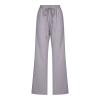RKSTN Womens Cargo Pants High Waisted Wide Leg Pants for Women Casual Drawstring Elastic Trousers with Pockets Cotton Linen Long Straight Pants 2024 view 3