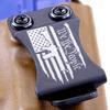 HolsterSmith KYDEX Belt Clip for Holsters & Sheaths  (FOMI Design - w/USA Flag - We The People/AR) - (Fits 1.50in Belts) - (Inside-The-Waistband/IWB) - (USA Made) - (2 Pack) view 4