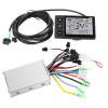 Rosvola Motor Brushless Controller, LCD Display Panel and Scooter Brushless Motor Speed Controller Kit for Electric, Scooters (36V/48V 350W) view 2