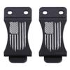 HolsterSmith KYDEX Belt Clip for Holsters & Sheaths  (FOMI Design - w/USA Flag - Distressed) - (Fits 1.75in Belts) - (Inside-The-Waistband/IWB) - (USA Made) - (2 Pack) view 1