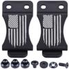HolsterSmith KYDEX Belt Clip for Holsters & Sheaths  (FOMI Design - w/USA Flag - Distressed) - (Fits 1.50in Belts) - (Inside-The-Waistband/IWB) - (USA Made) - (w/Mounting Hardware) - (2 Pack) view 1