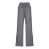 RKSTN Linen Pants for Women High Waisted Wide Leg Pants for Women Casual Drawstring Elastic Trousers with Pockets Cotton Linen Long Straight Pants 2024 view 3