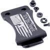 HolsterSmith KYDEX Belt Clip for Holsters & Sheaths  (FOMI Design - w/USA Flag - We The People/AR) - (Fits 1.50in Belts) - (Inside-The-Waistband/IWB) - (USA Made) - (w/Mounting Hardware) - (2 Pack) view 2