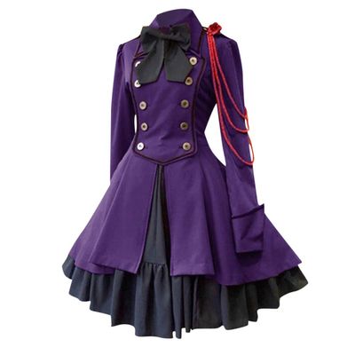 BCDlily Victorian Steampunk Tail Jacket for Women Plus Size Renaissance Dress Medieval Pirate Renaissance Goth Costume
