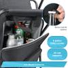 Get Out! Folding Ice Fishing Chair with Cooler for 225 lbs - Portable Backpack Cooler Chair - Ice Chest Backpack Chair with Back Rest for Camping, Fishing, Hunting, Tailgating, Picnics Lunchbox Stool view 4
