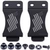 HolsterSmith KYDEX Belt Clip for Holsters & Sheaths  (FOMI Design - w/USA Flag - Wavy) - (Fits 1.75in Belts) - (Inside-The-Waistband/IWB) - (USA Made) - (w/Mounting Hardware) - (2 Pack) view 1